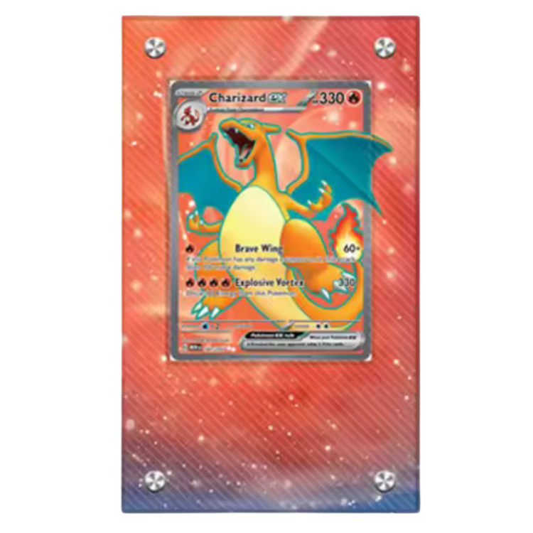 SCARLET & VIOLET 151 ACRYLIC CARD CASE DISPLAY - CHARIZARD EX