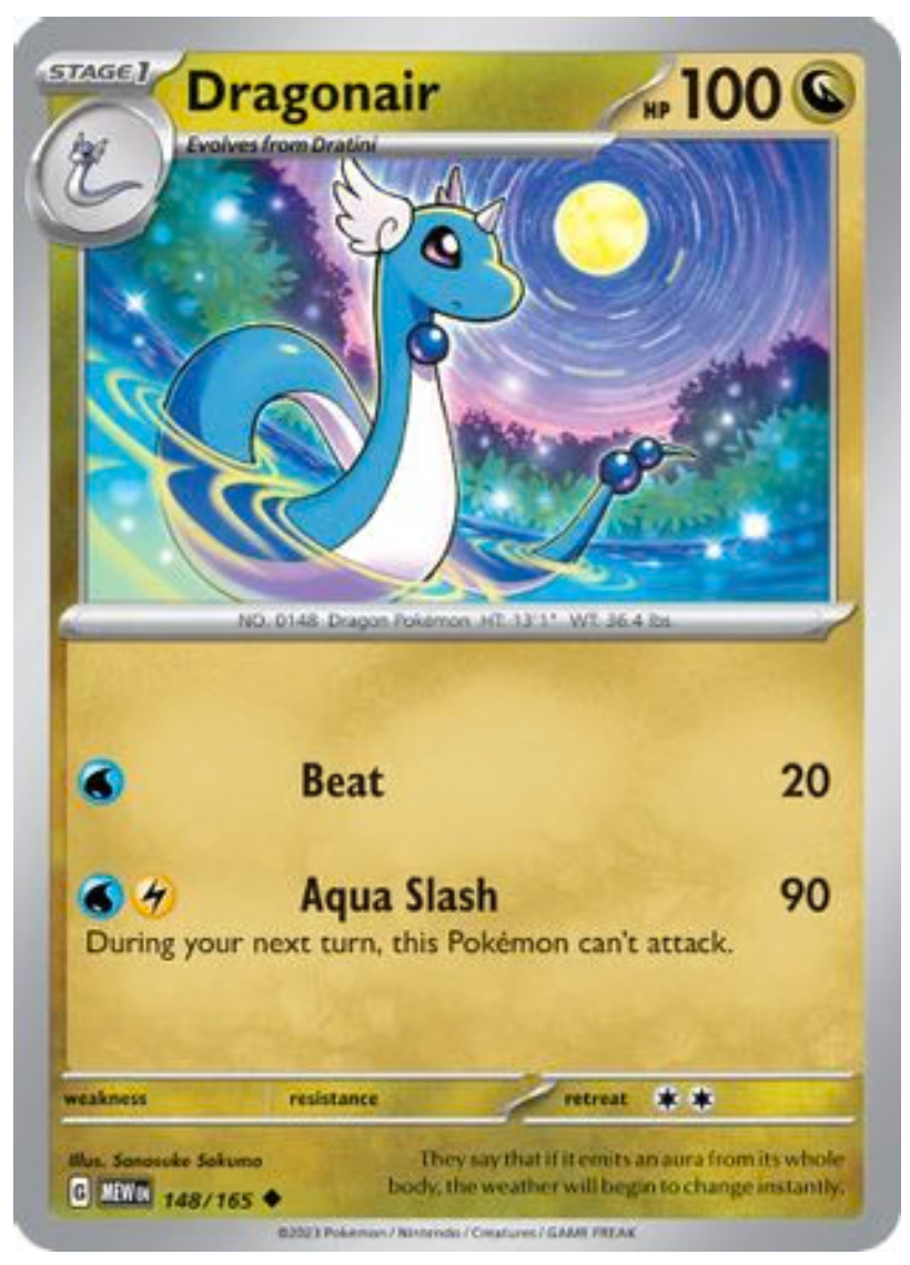 DRAGONAIR - 148/165 (148) UNCOMMON REVERSE HOLOFOIL