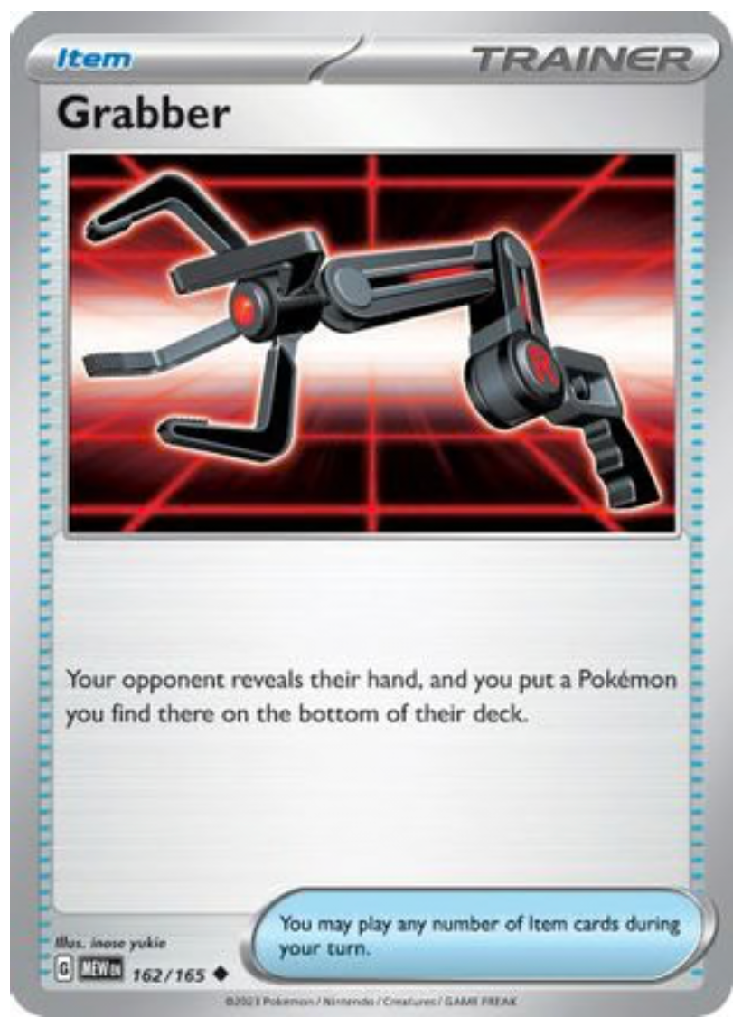 GRABBER (162) UNCOMMON REVERSE HOLOFOIL