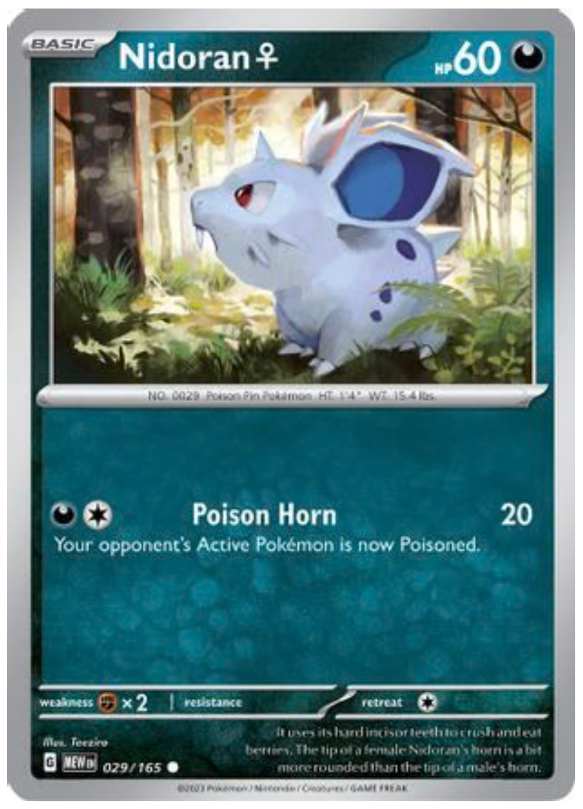 NIDORAN F (29) COMMON