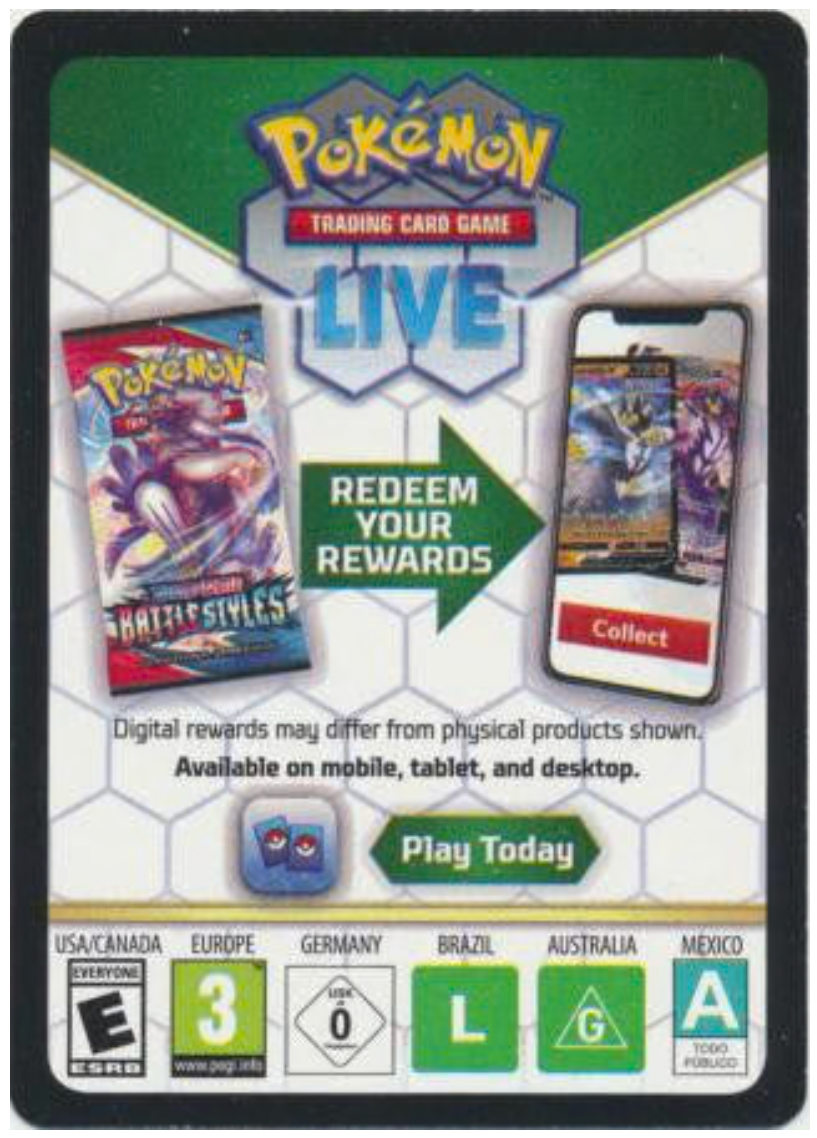 SCARLET & VIOLET PRISMATIC EVOLUTIONS CODE CARD