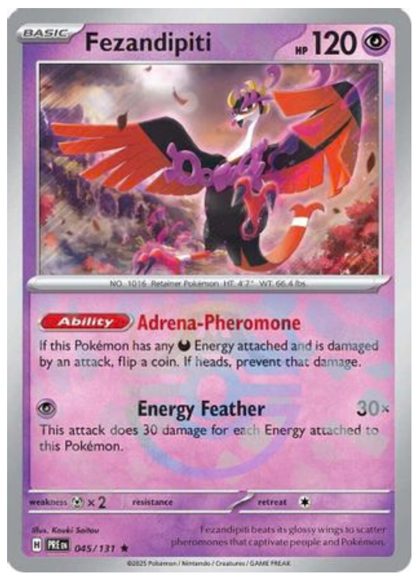 FEZANDIPITI (MASTER BALL PATTERN) (45) RARE CLASSIC HOLOFOIL