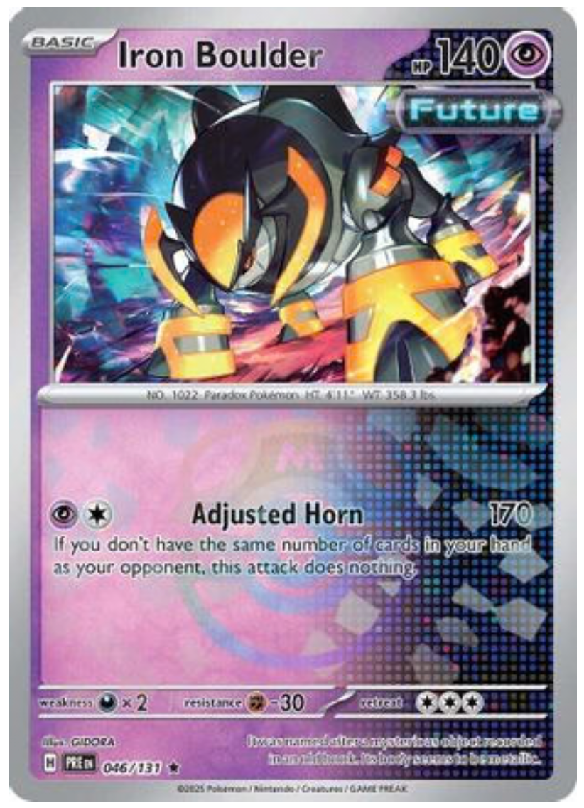 IRON BOULDER (MASTER BALL PATTERN) (46) RARE CLASSIC HOLOFOIL