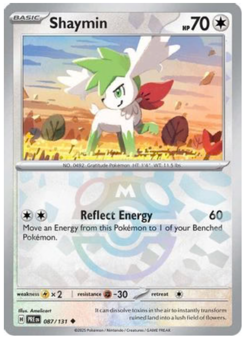 SHAYMIN (MASTER BALL PATTERN) (87) UNCOMMON HOLOFOIL