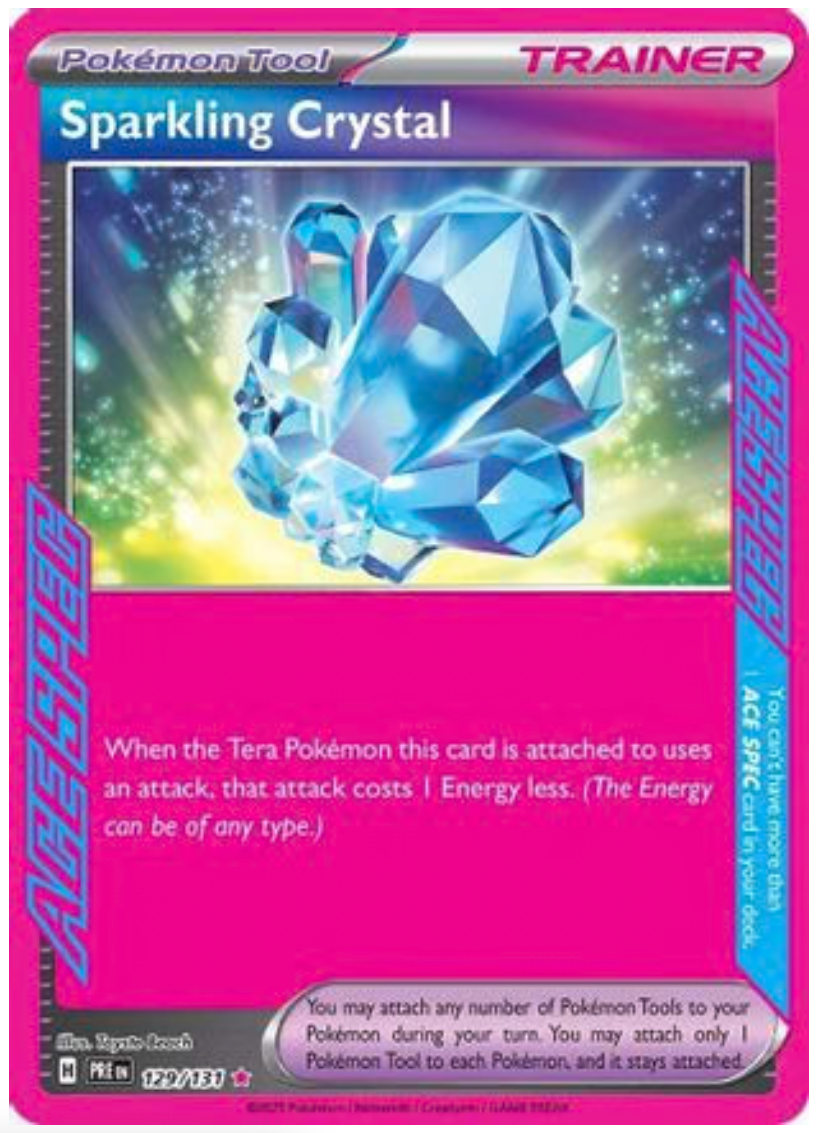 SPARKLING CRYSTAL (129) ACE SPEC RARE HOLOFOIL