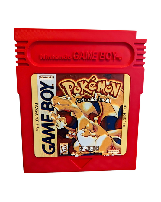 GIANT GAMEBOY CARTRIDGE - RED (LIMITED EDITION 3D)