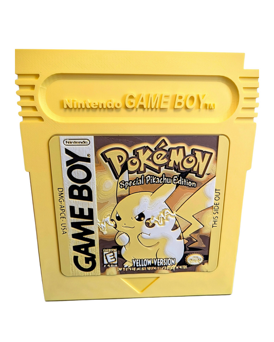 GIANT GAMEBOY CARTRIDGE - YELLOW (LIMITED EDITION 3D)