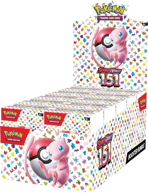 Display of 10 151 Booster Bundles