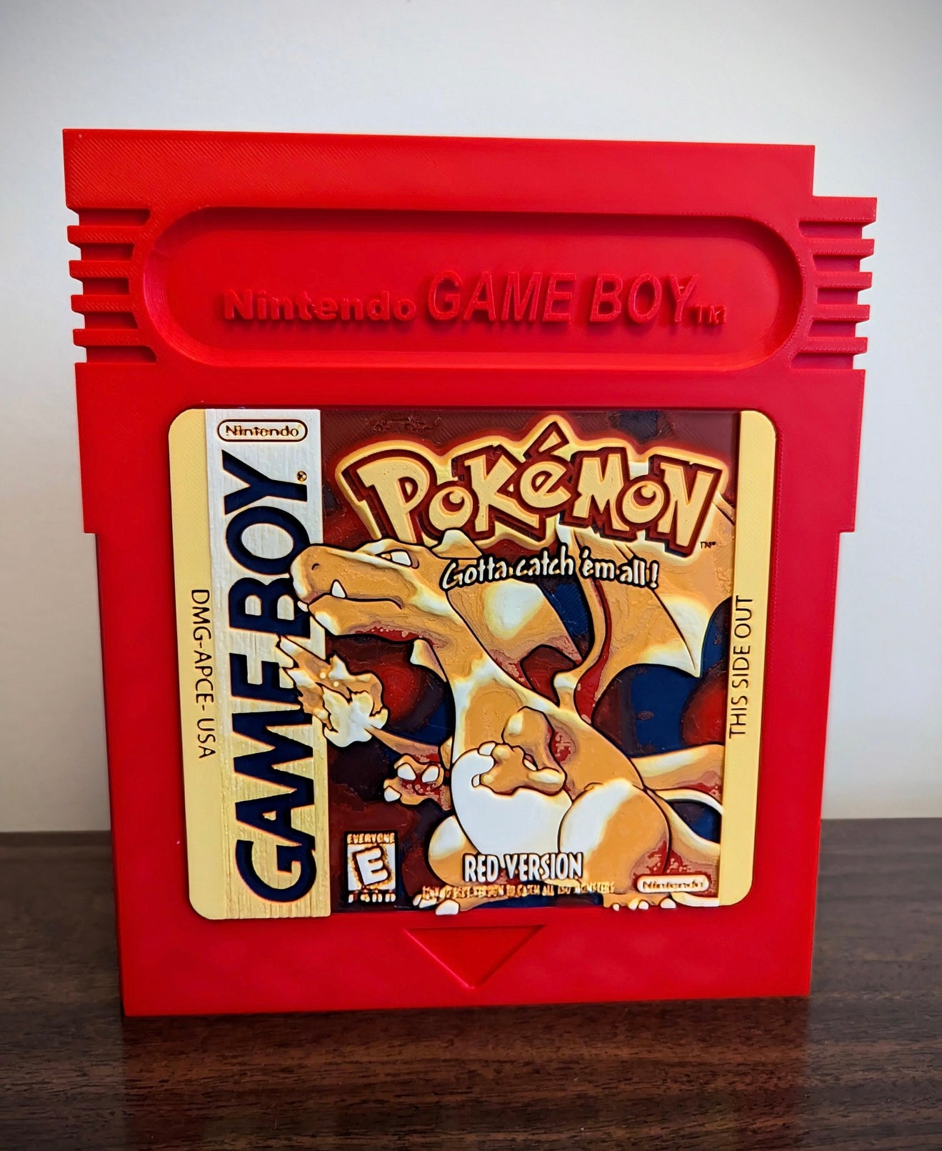 GIANT GAMEBOY CARTRIDGE - RED (LIMITED EDITION 3D)