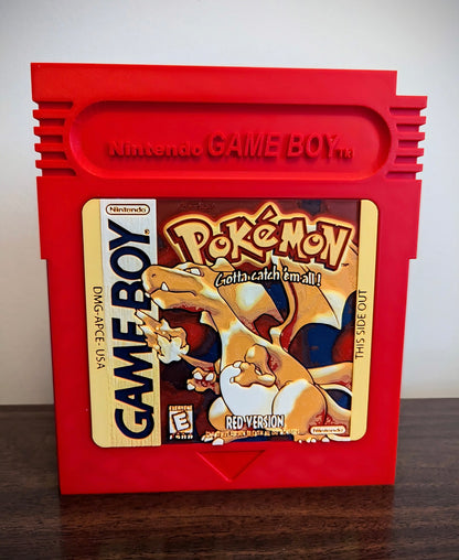 GIANT GAMEBOY CARTRIDGE - RED (LIMITED EDITION 3D)