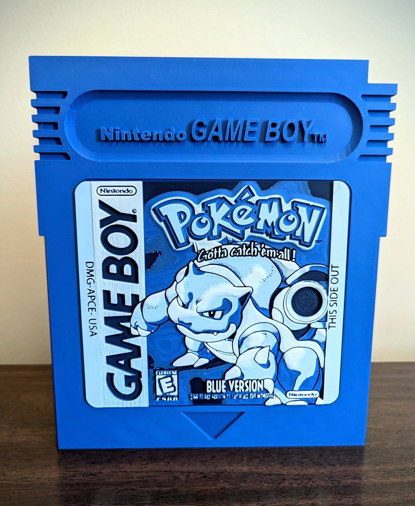 GIANT GAMEBOY CARTRIDGE - BLUE (LIMITED EDITION 3D)