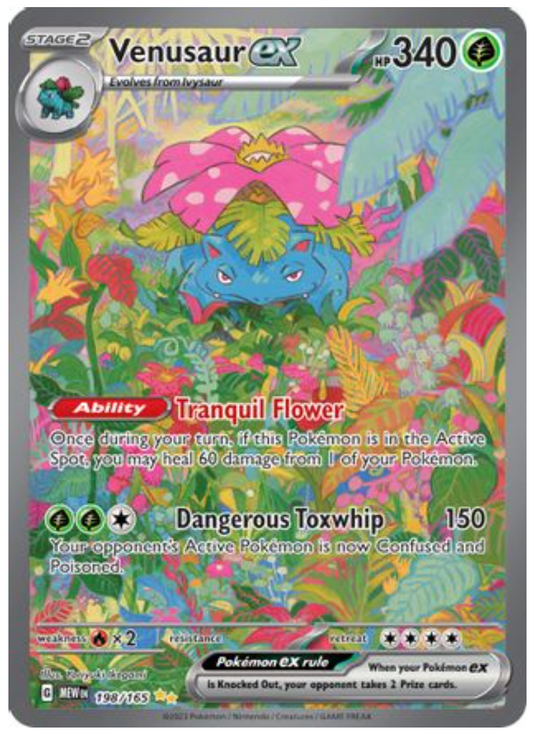 Venusaur ex - 198/165 (198) Special Illustration Rare Holofoil