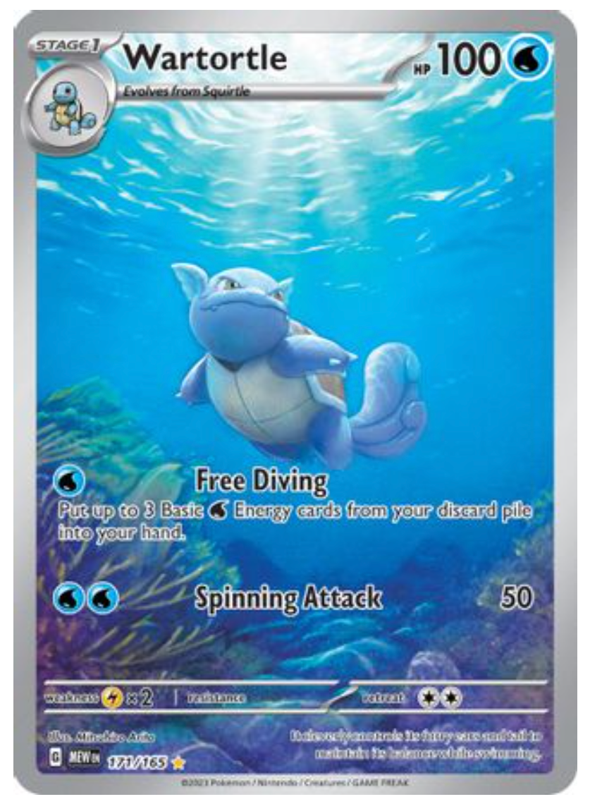 Wartortle - 171/165 (171) Illustration Rare Holofoil
