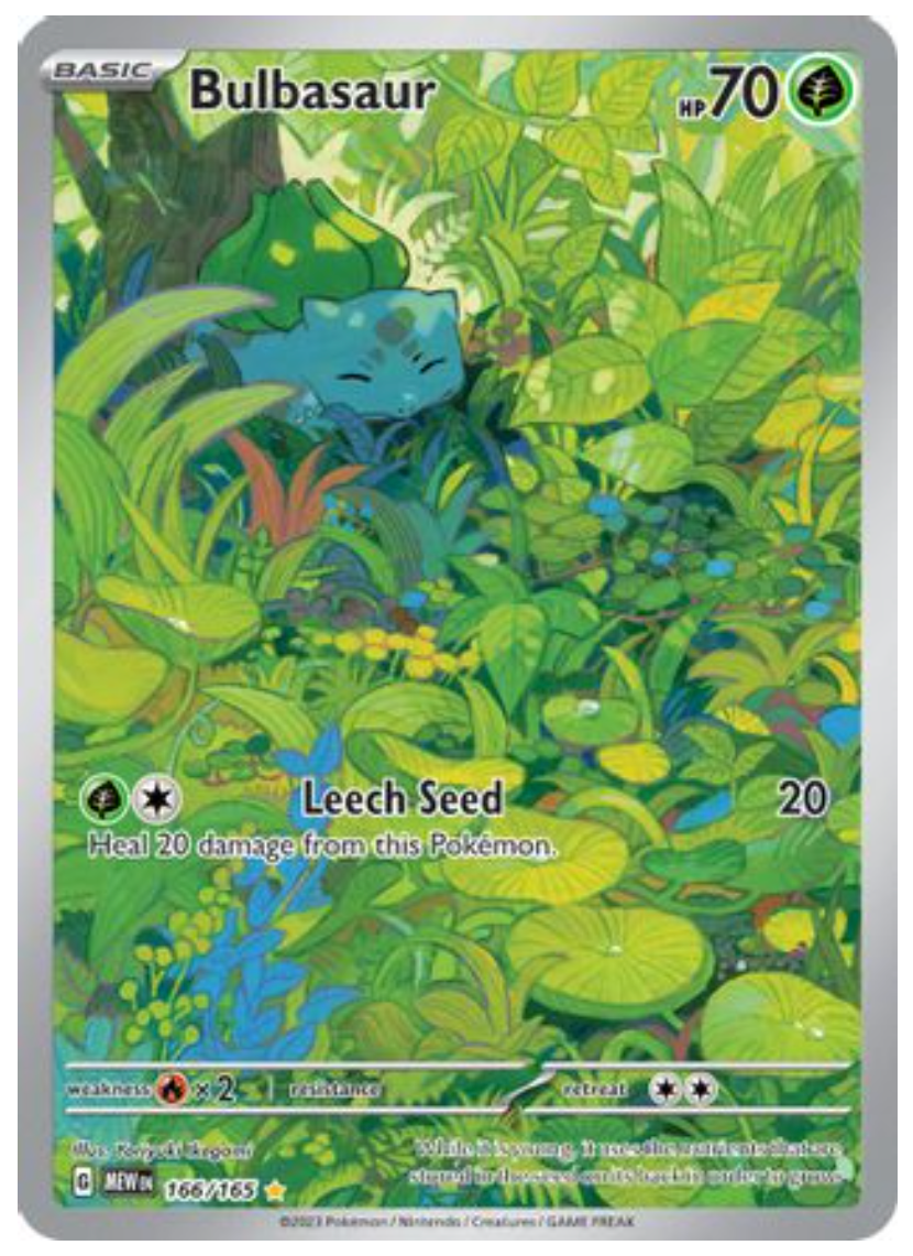 Bulbasaur - 166/165 (166) Illustration Rare Holofoil