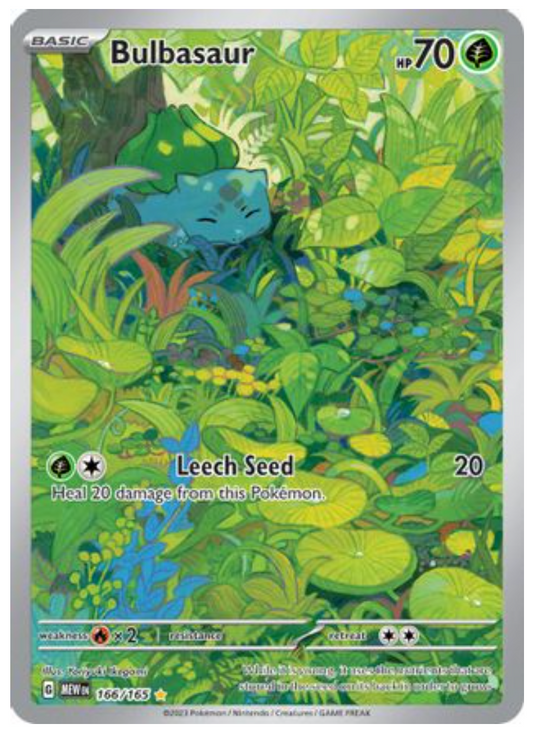 Bulbasaur - 166/165 (166) Illustration Rare Holofoil