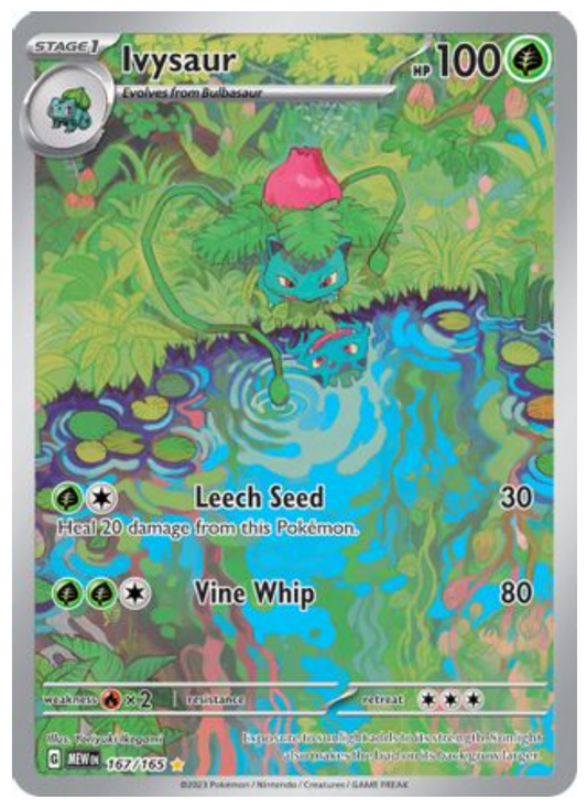 Ivysaur - 167/165 (167) Illustration Rare Holofoil