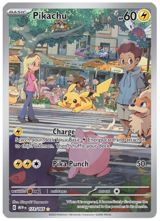 Pikachu (173) Secret Rare Holofoil