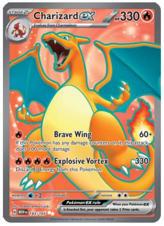 Charizard ex - 183/165 (183) Ultra Rare Holofoil
