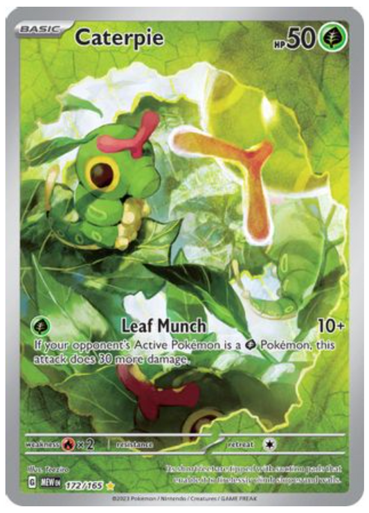 Caterpie - 172/165 (172) Illustration Rare Holofoil