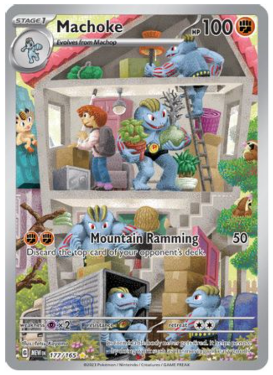 Machoke - 177/165 (177) Illustration Rare Holofoil