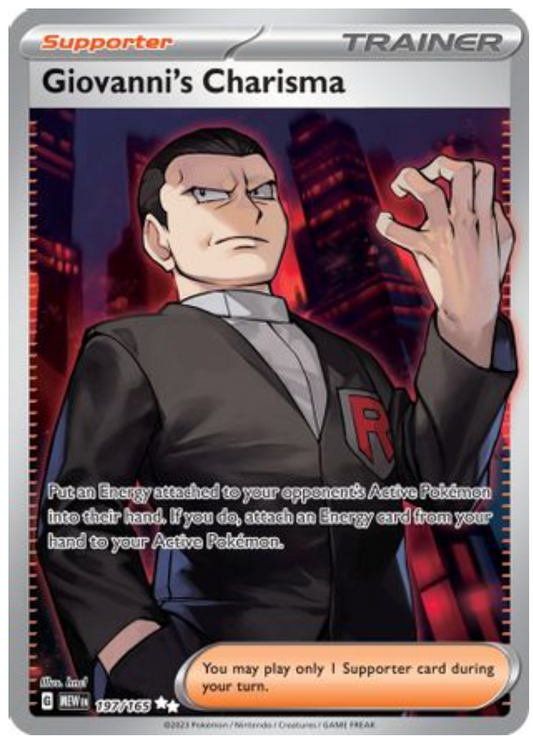 Giovanni's Charisma - 197/165 (197) Ultra Rare Holofoil