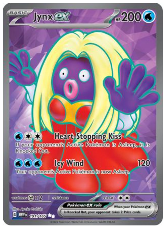 Jynx ex - 191/165 (191) Ultra Rare Holofoil