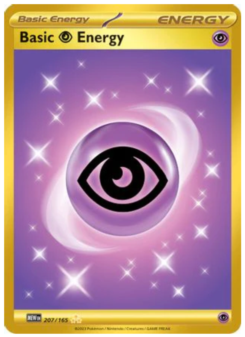 Basic Psychic Energy - 207/165 (207) Hyper Rare Holofoil