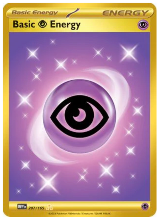 Basic Psychic Energy - 207/165 (207) Hyper Rare Holofoil