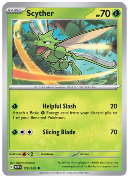SCYTHER (123) UNCOMMON