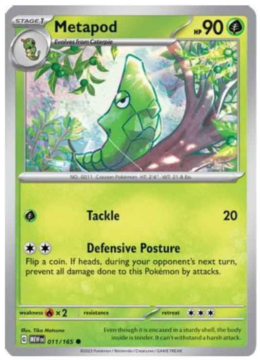 METAPOD (11) UNCOMMON