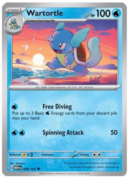 WARTORTLE (8) UNCOMMON