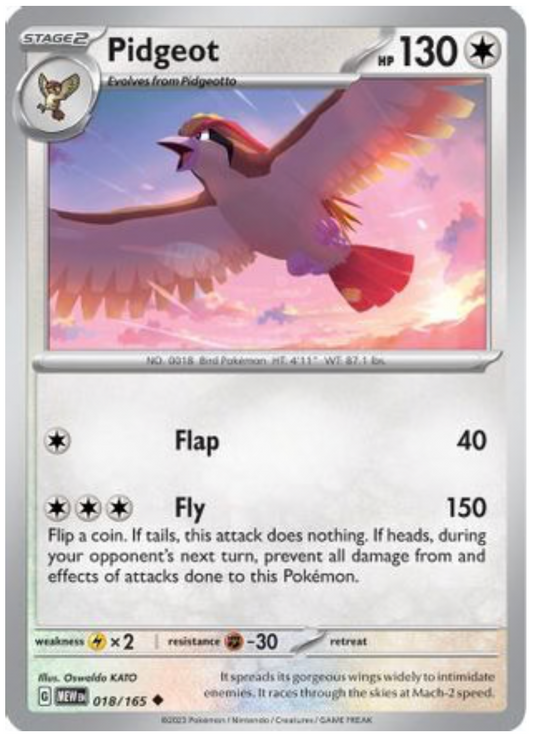 PIDGEOT (18) UNCOMMON