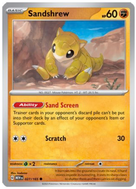 SANDSHREW (27) COMMON