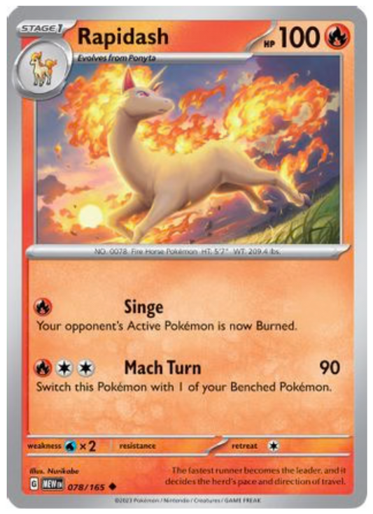 RAPIDASH (78) UNCOMMON