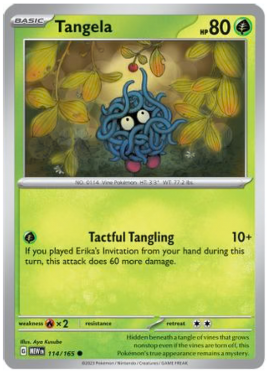 TANGELA - 114/165 (114) COMMON REVERSE HOLOFOIL