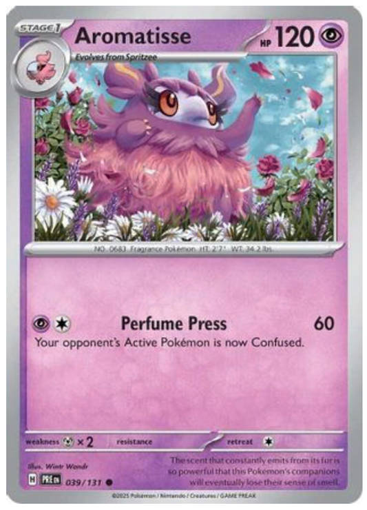 AROMATISSE (POKE BALL PATTERN) (39) COMMON HOLOFOIL