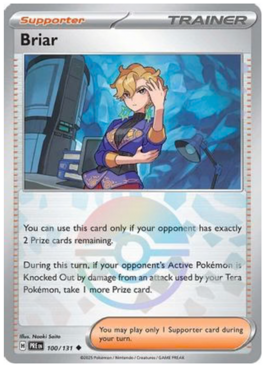 BRIAR (POKE BALL PATTERN) (100) UNCOMMON HOLOFOIL
