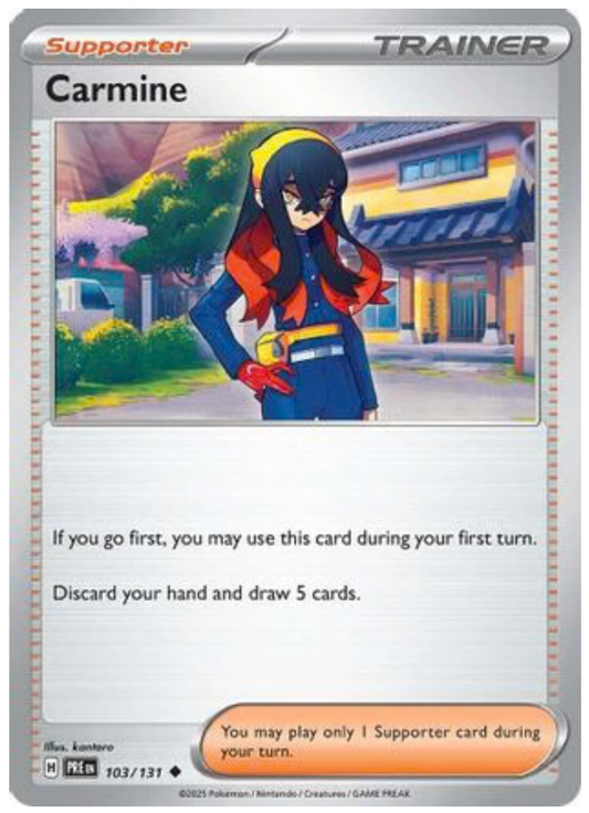 CARMINE (103) UNCOMMON REVERSE HOLOFOIL