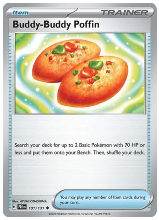 BUDDY-BUDDY POFFIN (101) UNCOMMON REVERSE HOLOFOIL