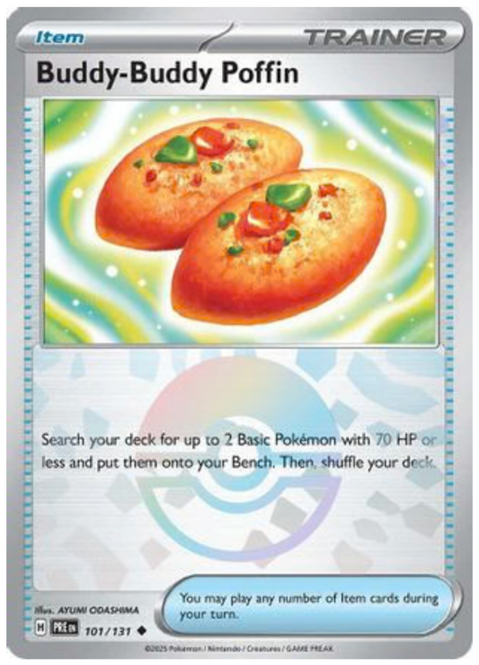 BUDDY-BUDDY POFFIN (POKE BALL PATTERN) (101) UNCOMMON HOLOFOIL