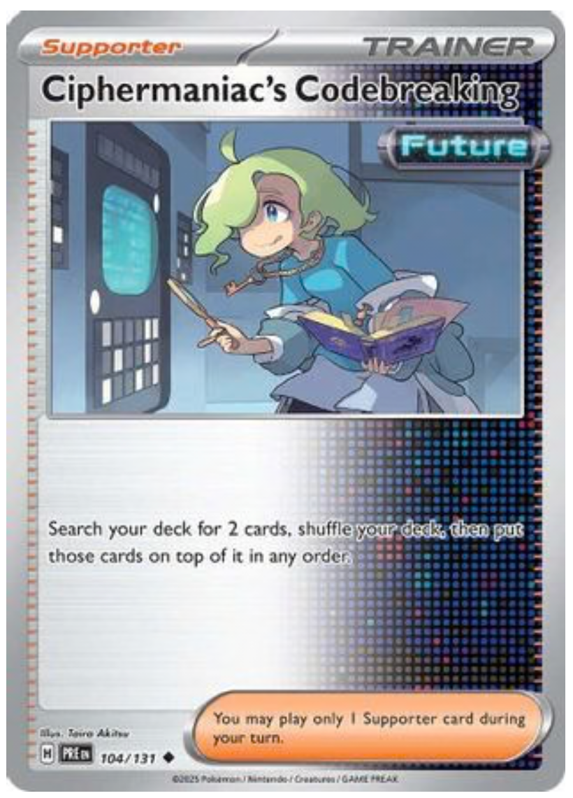 CIPHERMANIAC'S CODEBREAKING (104) UNCOMMON REVERSE HOLOFOIL