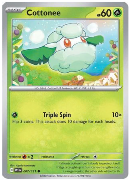 COTTONEE (7) COMMON REVERSE HOLOFOIL