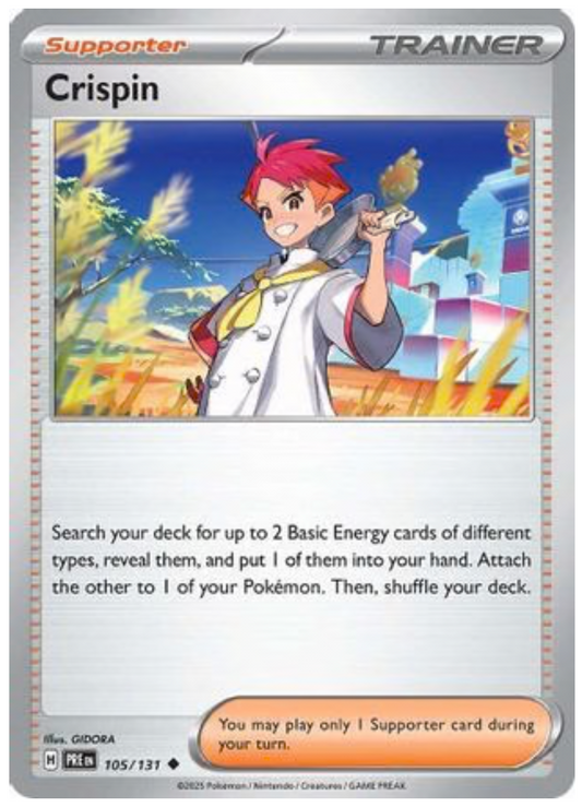 CRISPIN - 105/131 (105) UNCOMMON REVERSE HOLOFOIL