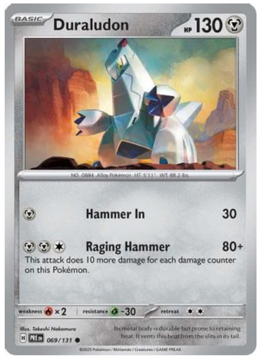 DURALUDON (69) COMMON REVERSE HOLOFOIL
