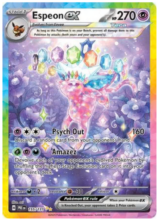 ESPEON EX - 155/131 (155) SPECIAL ILLUSTRATION RARE HOLOFOIL