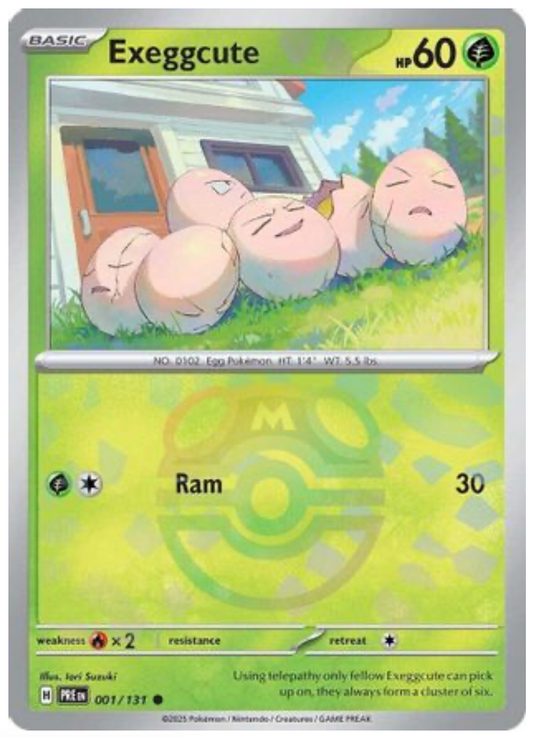 EXEGGCUTE (MASTER BALL PATTERN) (1) COMMON HOLOFOIL