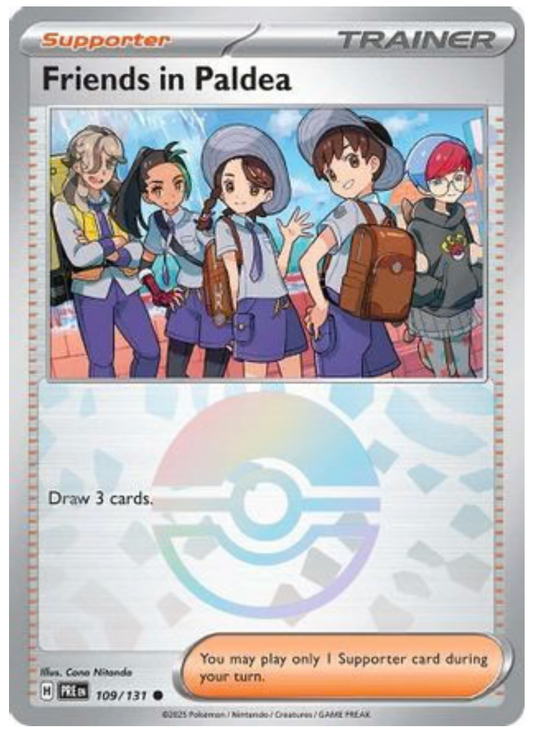 FRIENDS IN PALDEA - 109/131 (POKE BALL PATTERN) (109) COMMON HOLOFOIL