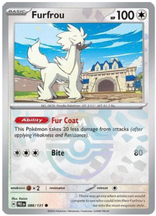 FURFROU (MASTER BALL PATTERN) (88) COMMON HOLOFOIL