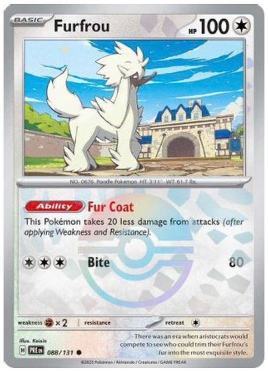 FURFROU (POKE BALL PATTERN) (88) COMMON HOLOFOIL