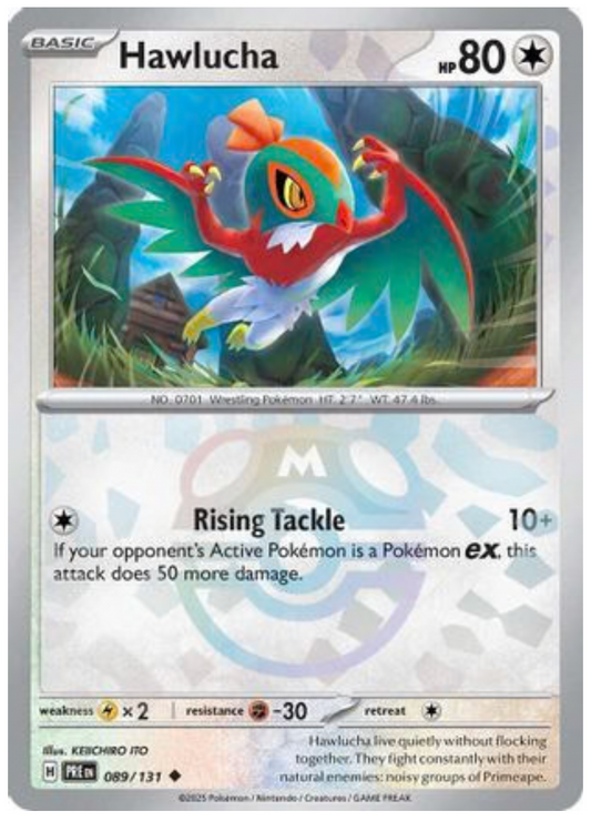 HAWLUCHA (MASTER BALL PATTERN) (89) UNCOMMON HOLOFOIL